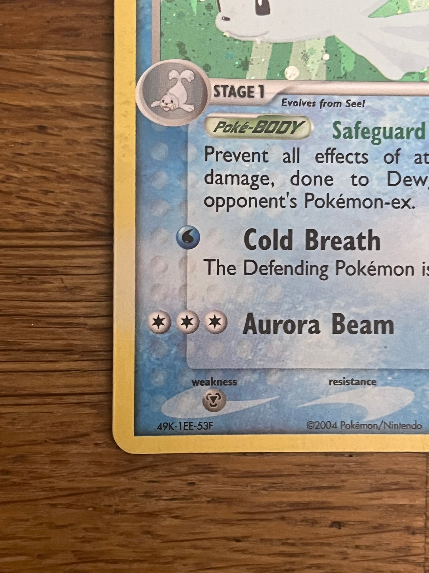 Dewgong 3/112 Holo Fire Red & Leaf Green NM Single Pokémon Card
