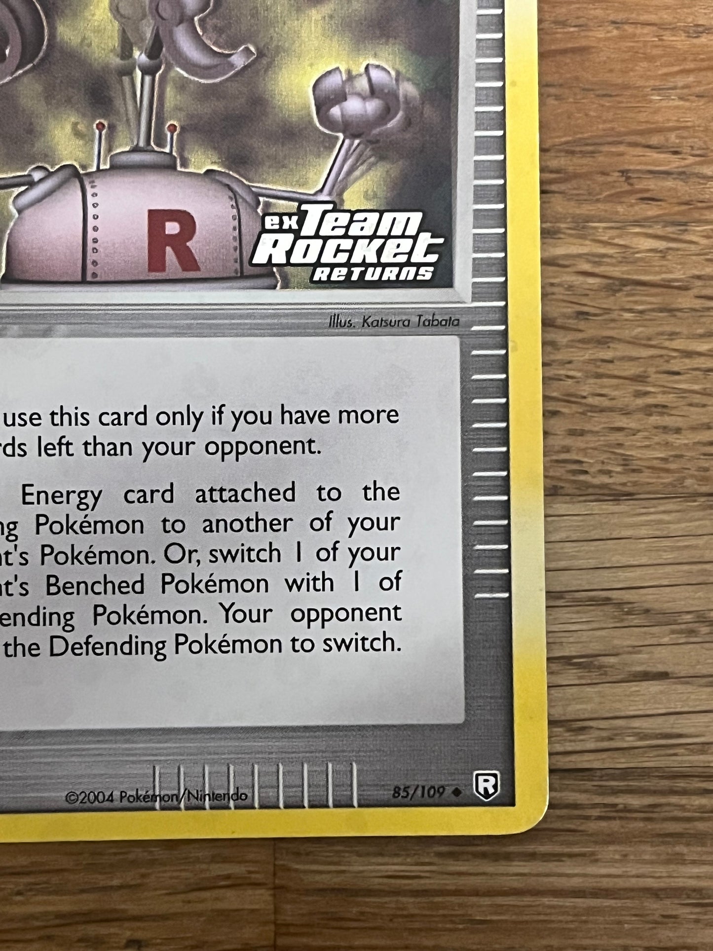 Pow! Hand Extension 85/109 Holo EX Team Rocket Returns NM Single Pokémon Card