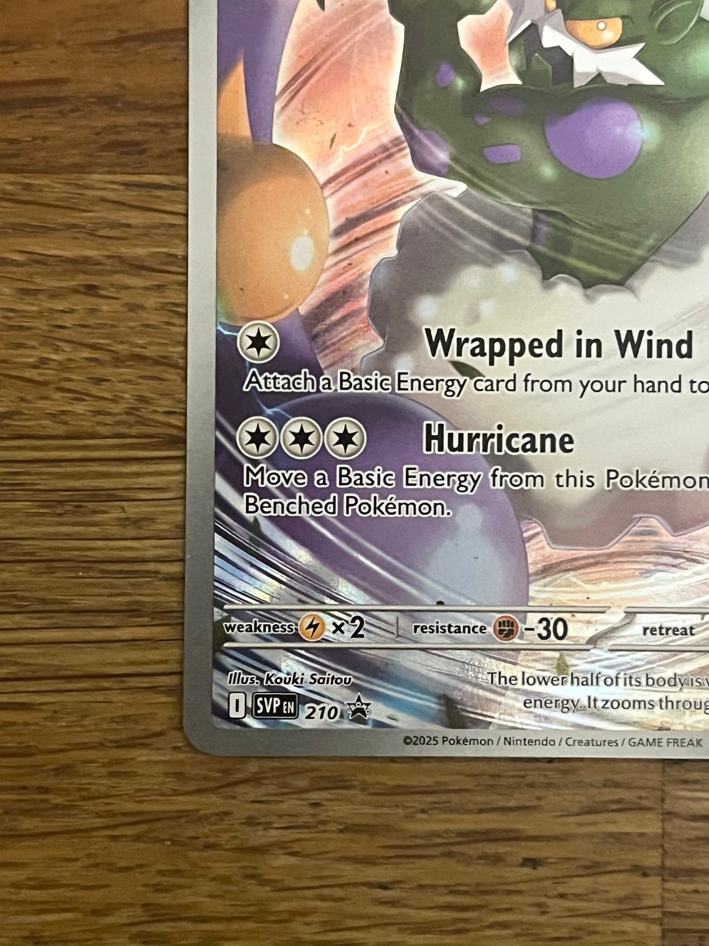 Tornadus 210 Black Star Promo NM Single Pokémon Card