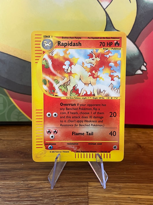 Rapidash Reverse Holo 26/165 Expedition NM Single Pokemon Card