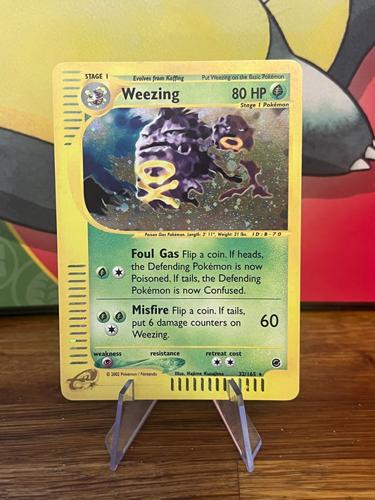 Weezing Holo 32/165 Expedition NM Single Pokemon Card