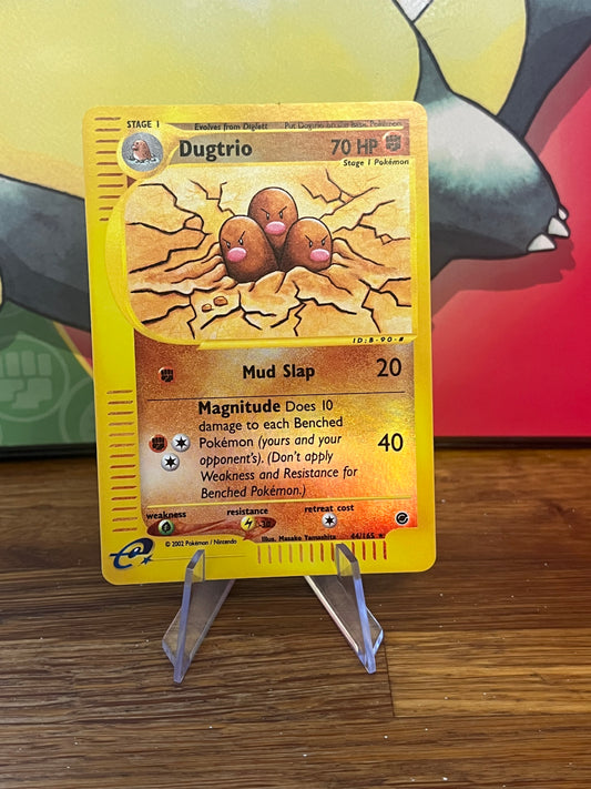 Dugtrio Reverse Holo 44/165 Expedition NM Single Pokemon Card