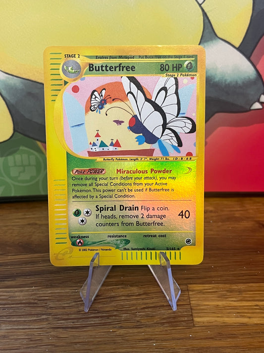 Butterfree Reverse Holo 5/165 Expedition NM Single Pokemon Card