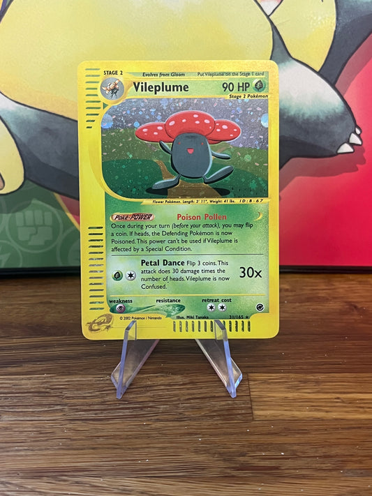 Vileplume Holo 31/165 Expedition NM Single Pokemon Card