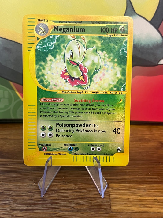 Meganium Reverse Holo 18/165 Expedition NM Single Pokemon Card