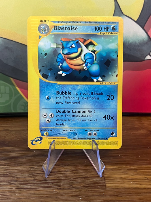 Blastoise Holo 36/165 Expedition NM Single Pokemon Card