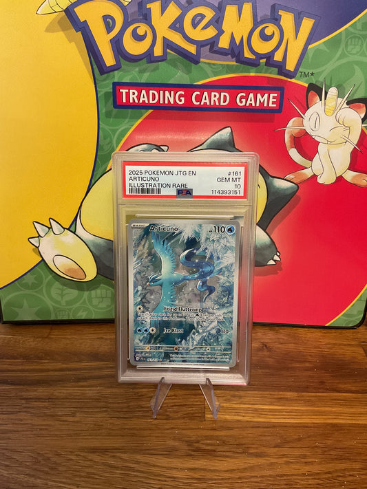 Articuno Illustration Rare 161/159 Journey Together PSA 10 Graded Pokémon Card