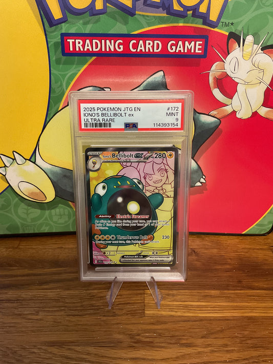 Iono's Bellibolt EX 172/159 Journey Together PSA 9 Graded Pokémon Card