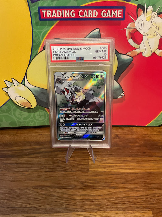 Silvally GX 065/049 Japanese Dream League PSA 10 Graded Pokémon Card