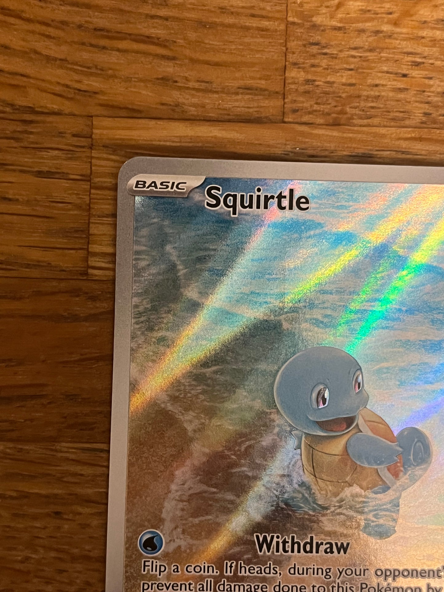 Squirtle Illustration Rare 170/165 151 NM Single Pokémon Card