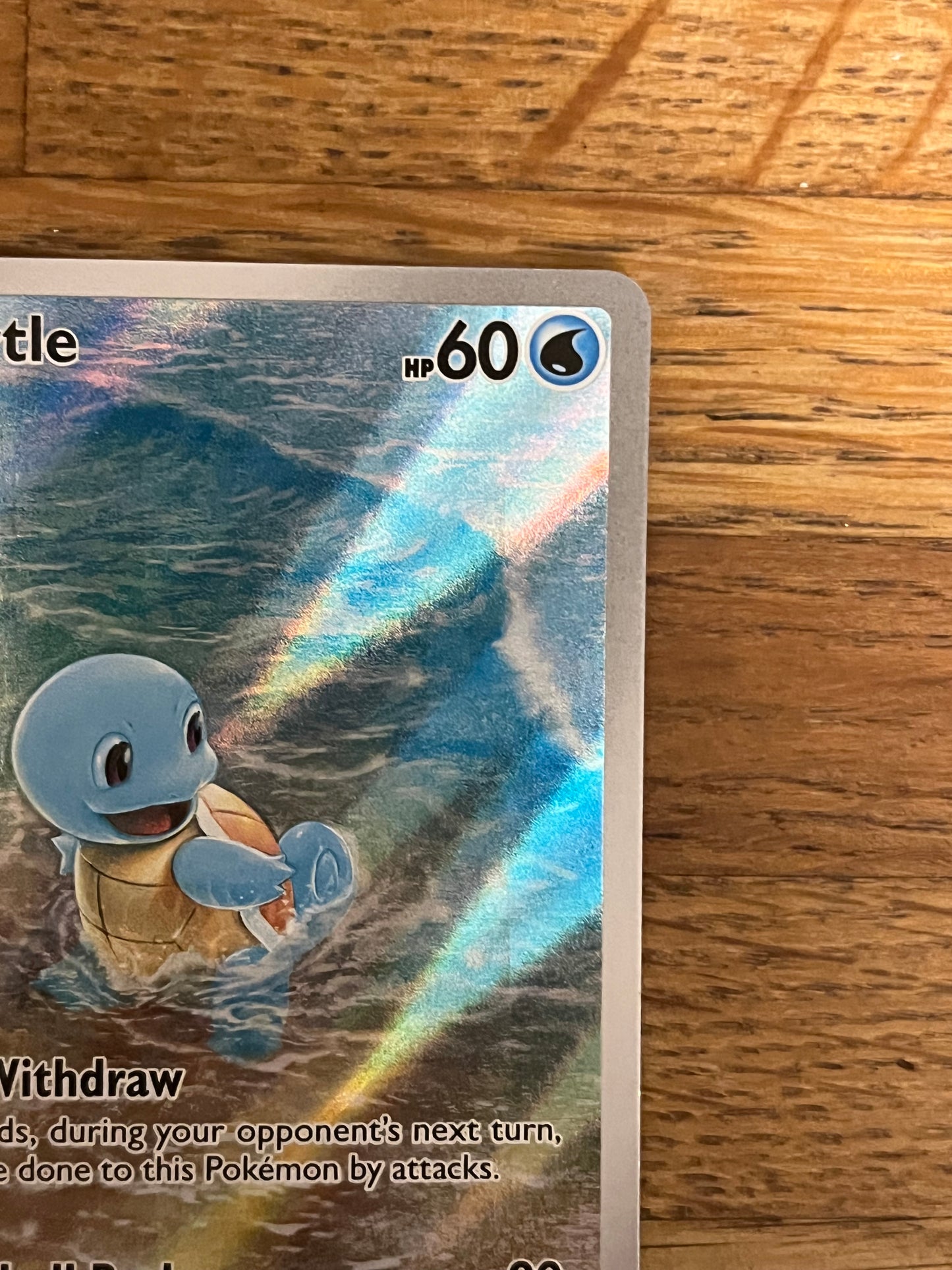 Squirtle Illustration Rare 170/165 151 NM Single Pokémon Card