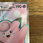 Lillie's Clefairy EX 173/159 Journey Together NM Single Pokémon Card