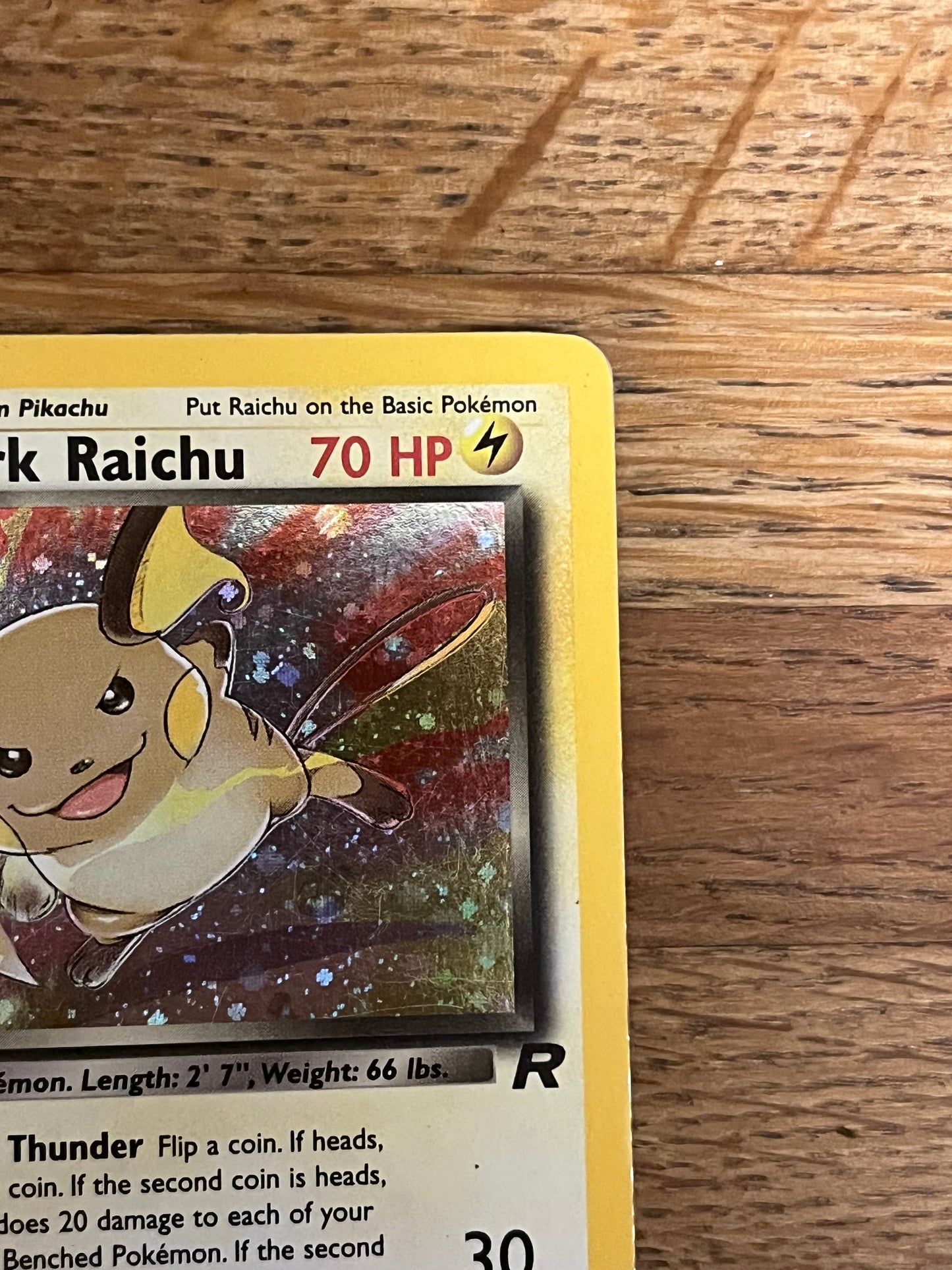 Dark Raichu Holo 83/82 Team Rocket NM Single Pokémon Card