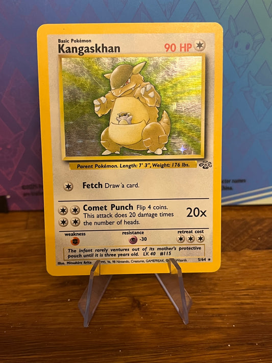 Kangaskhan Holo 5/64 Jungle NM Single Pokémon Card