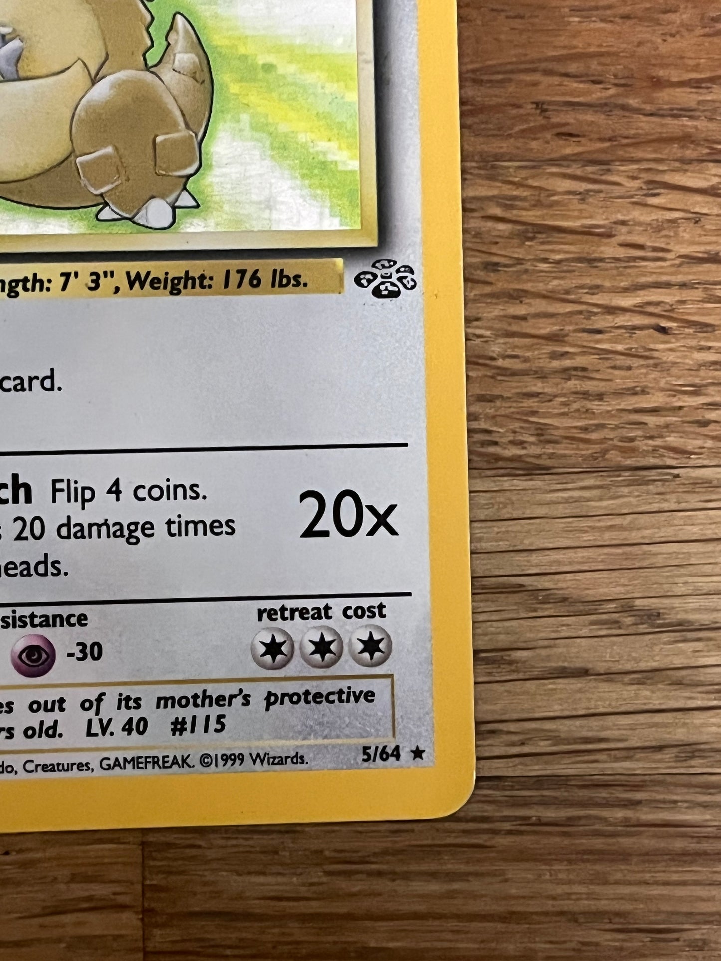 Kangaskhan Holo 5/64 Jungle NM Single Pokémon Card