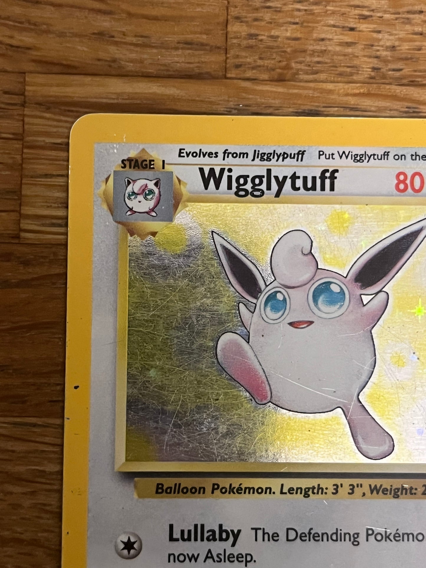 Wigglytuff Holo 16/64 Jungle LP Single Pokémon Card