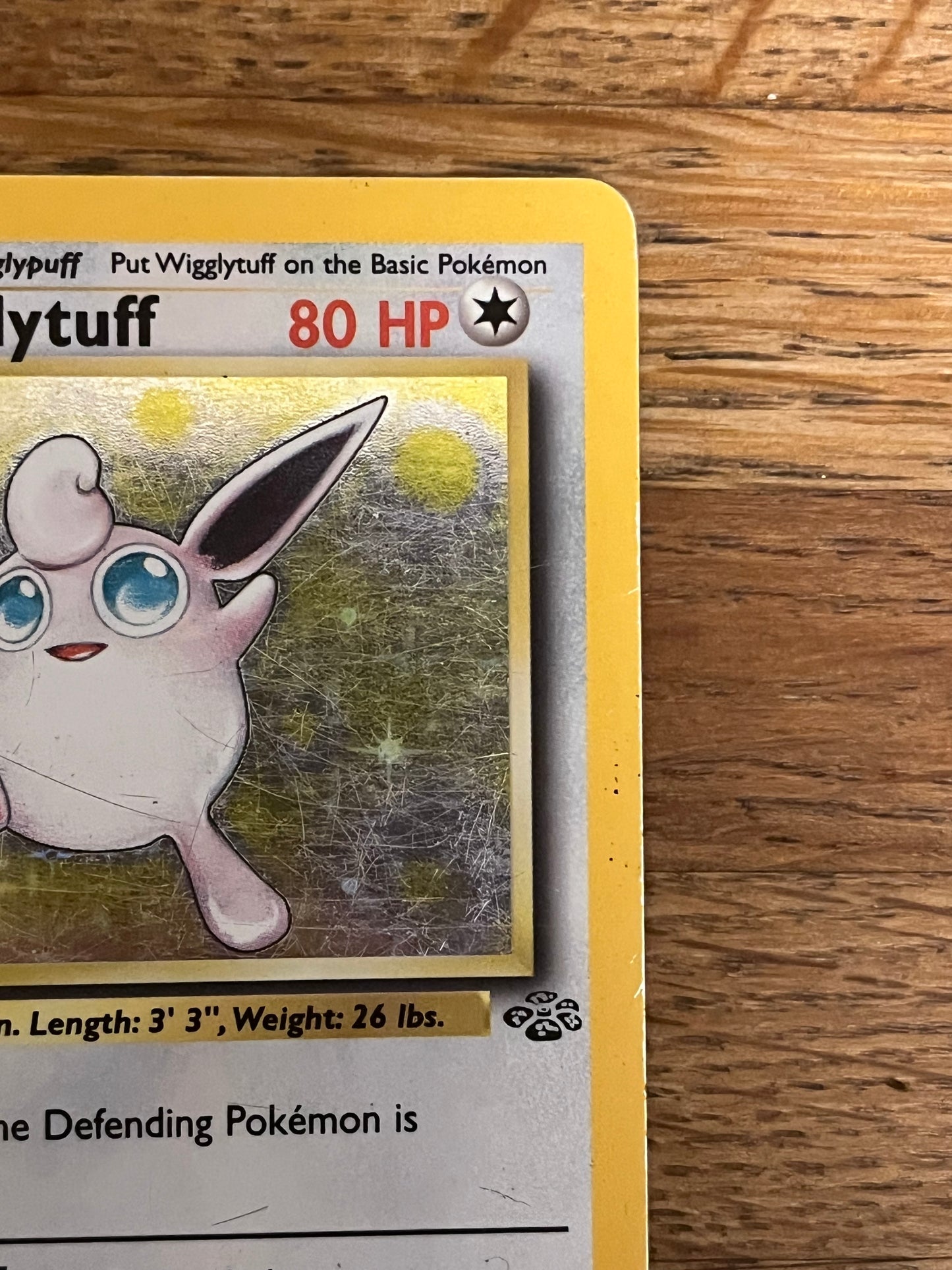 Wigglytuff Holo 16/64 Jungle LP Single Pokémon Card