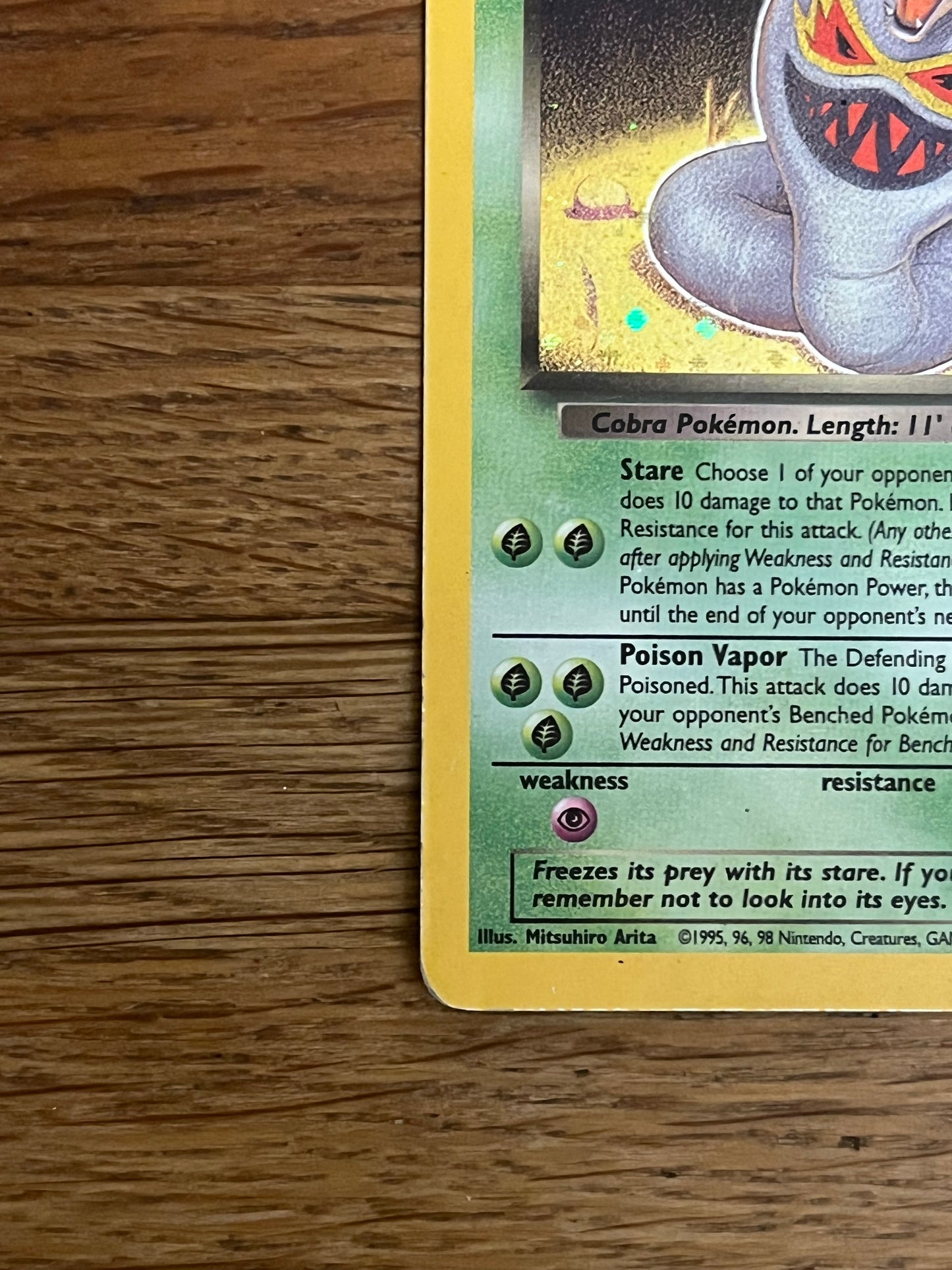 Dark Arbok Holo 2/82 Team Rocket NM Single Pokémon Card