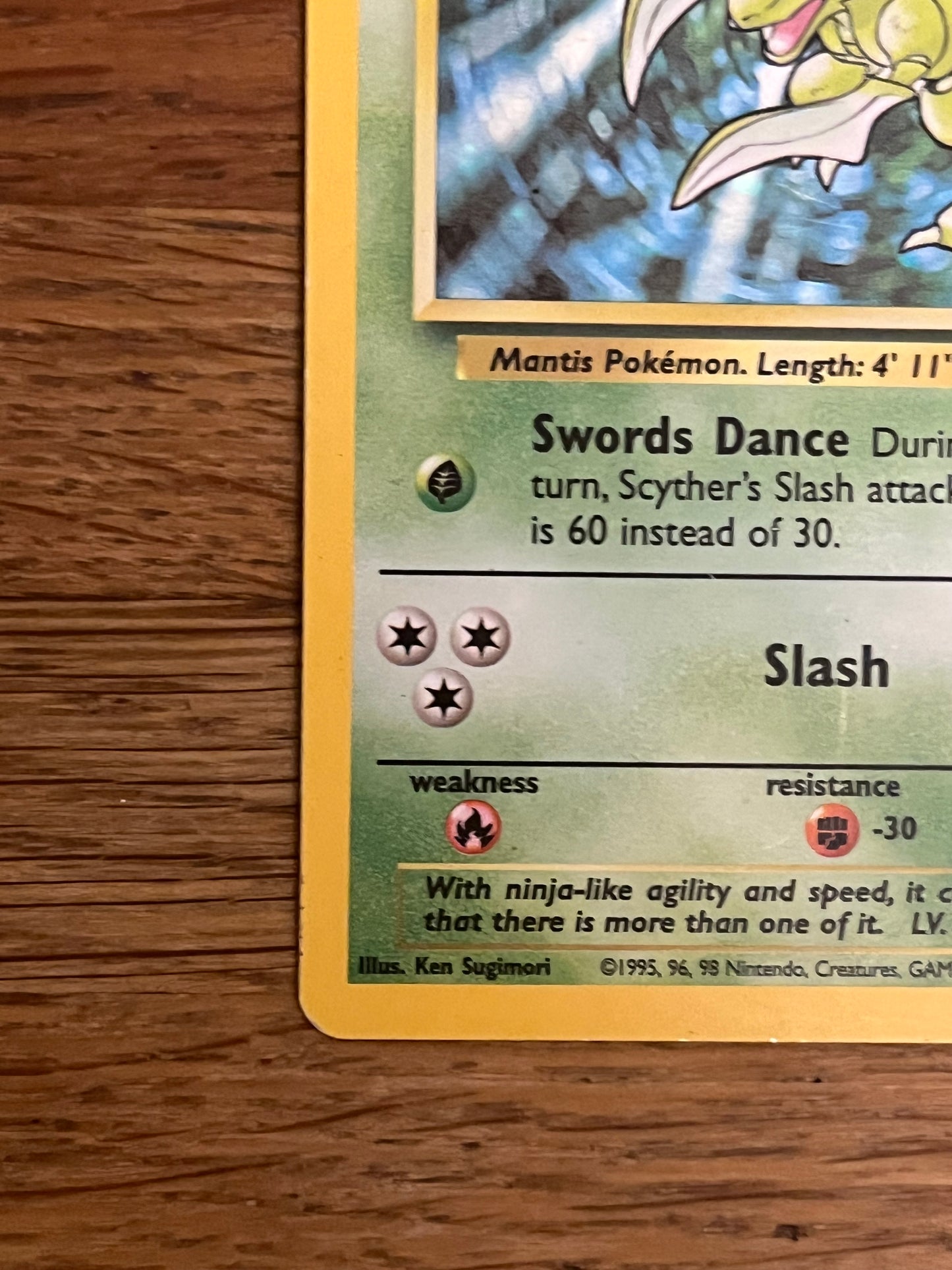 Scyther Holo 10/64 Jungle NM Single Pokémon Card