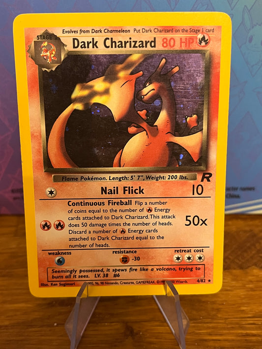 Dark Charizard Holo 4/82 Team Rocket NM Single Pokémon Card