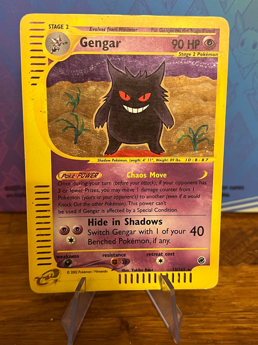 Gengar Holo 13/165 Expedition NM Single Pokémon Card