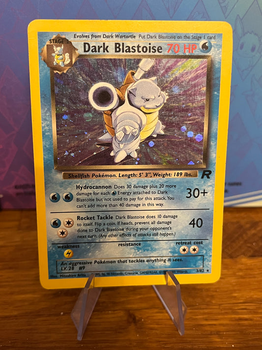 Dark Blastoise Holo 3/82 Team Rocket NM Single Pokémon Card