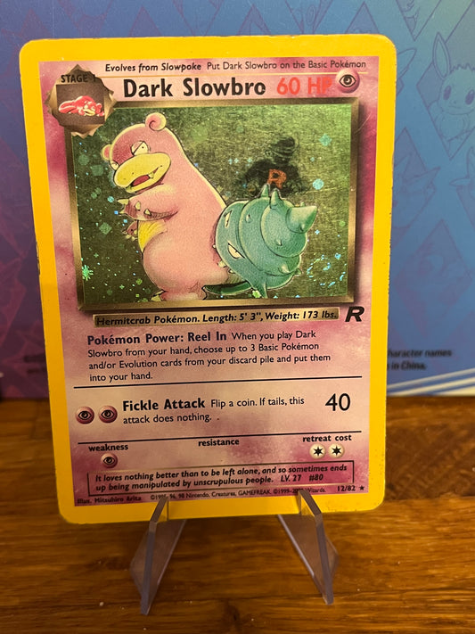 Dark Slowbro Holo 12/82 Team Rocket NM Single Pokémon Card