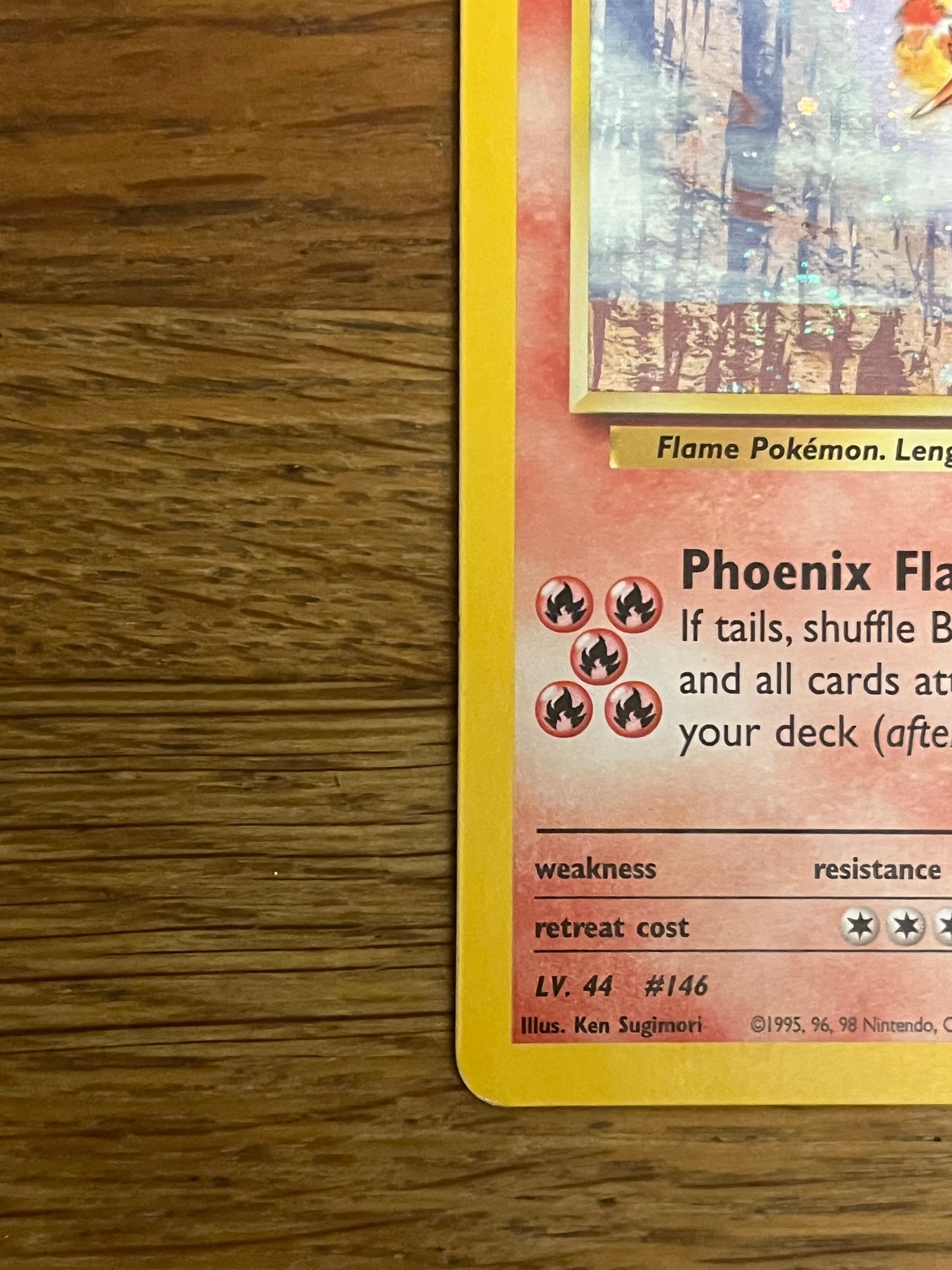 Blaine's Moltres Holo 1/132 Gym Heroes NM Single Pokémon Card