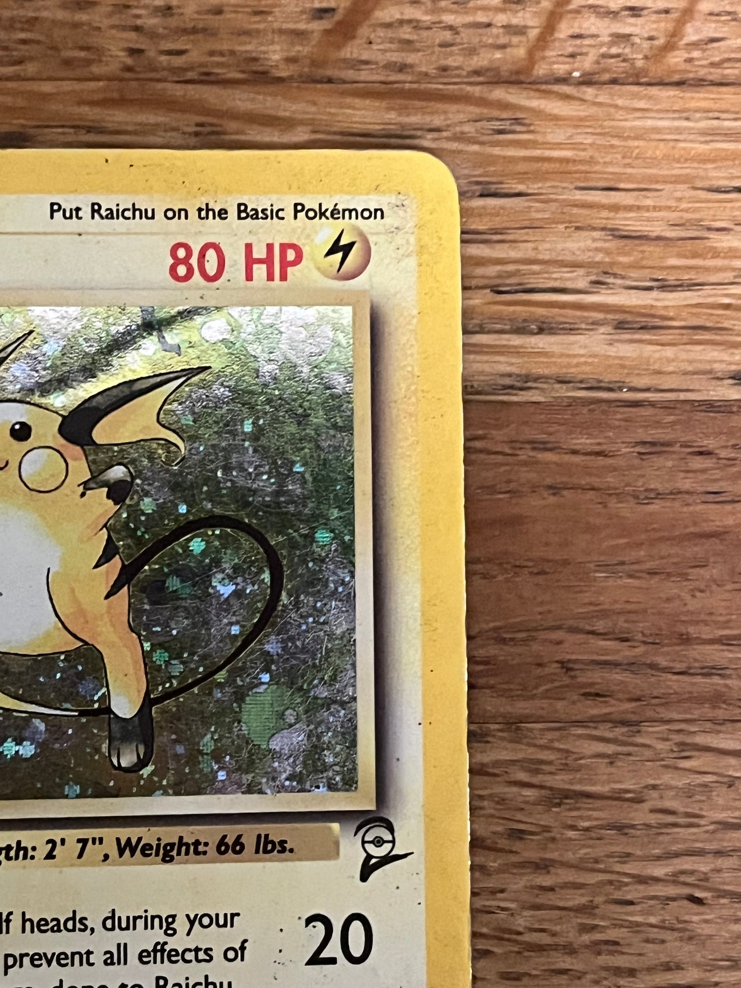 Raichu Holo 16/130 Base Set 2 LP Single Pokémon Card