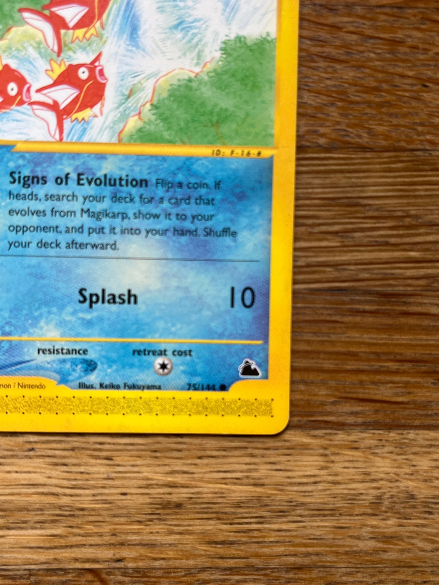 Magikarp 75/144 Skyridge NM Single Pokémon Card