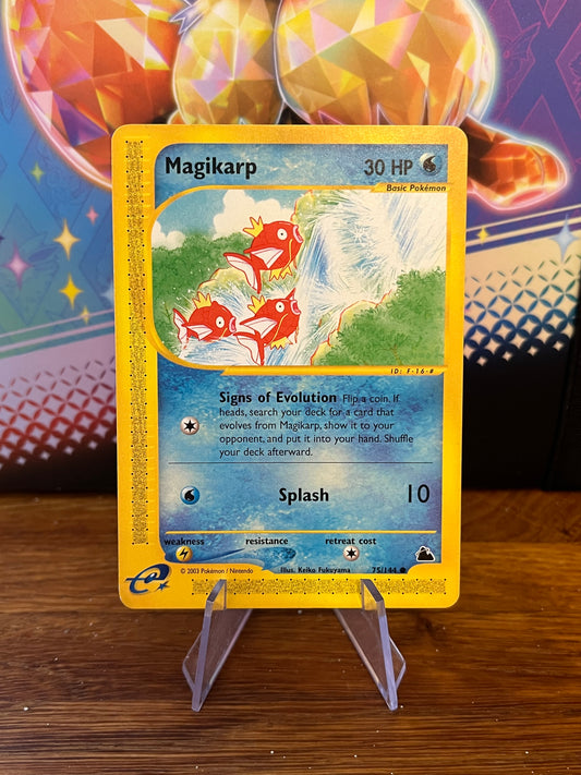 Magikarp 75/144 Skyridge NM Single Pokémon Card