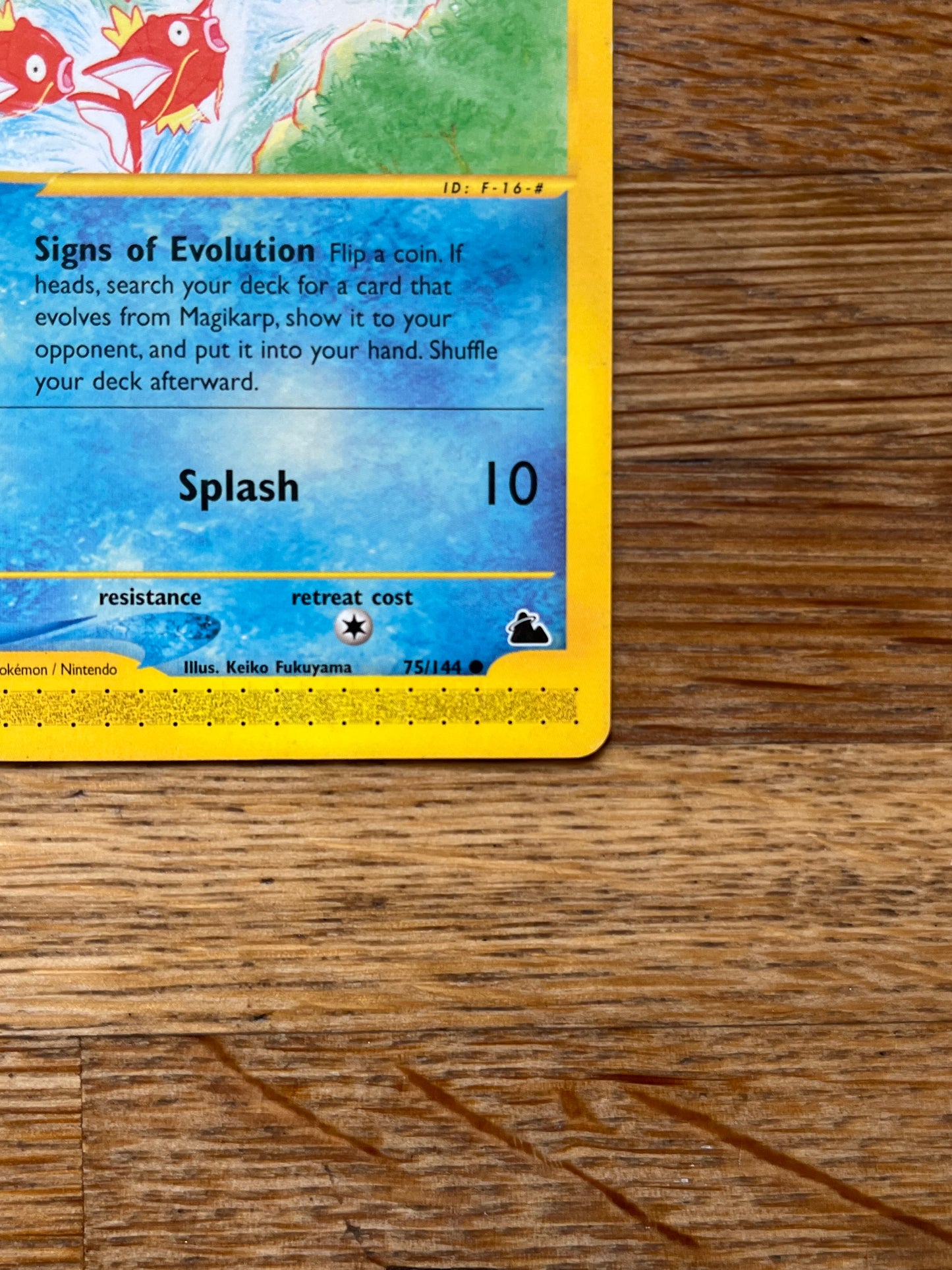 Magikarp 75/144 Skyridge NM Single Pokémon Card