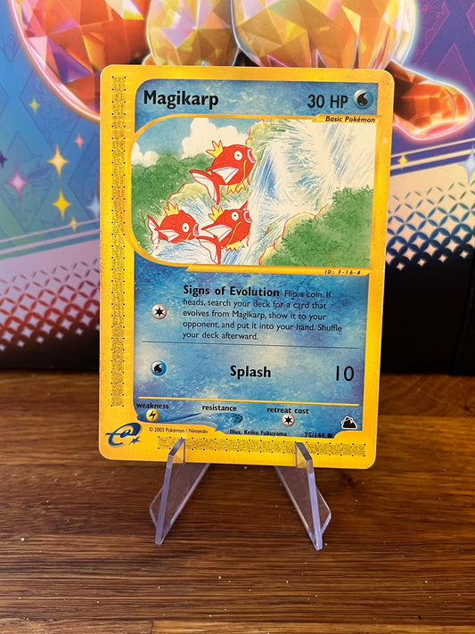 Magikarp 75/144 Skyridge NM Single Pokémon Card