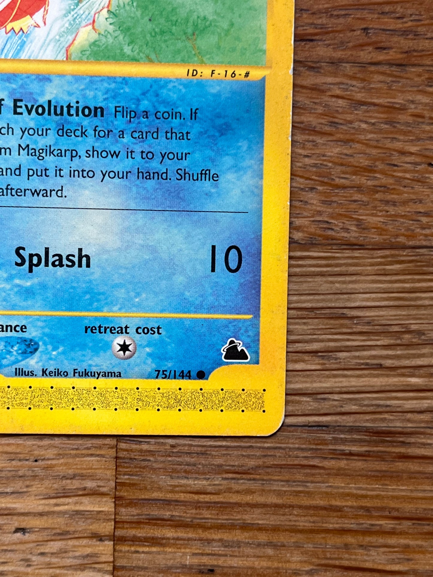 Magikarp 75/144 Skyridge NM Single Pokémon Card