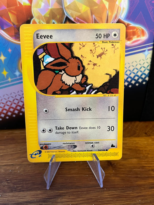 Eevee 54/144 Skyridge NM Single Pokémon Card