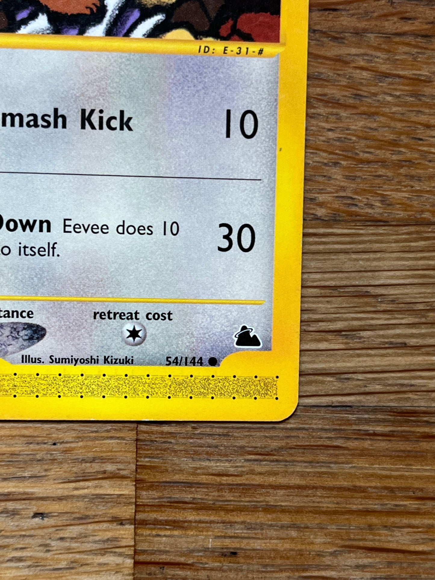 Eevee 54/144 Skyridge NM Single Pokémon Card