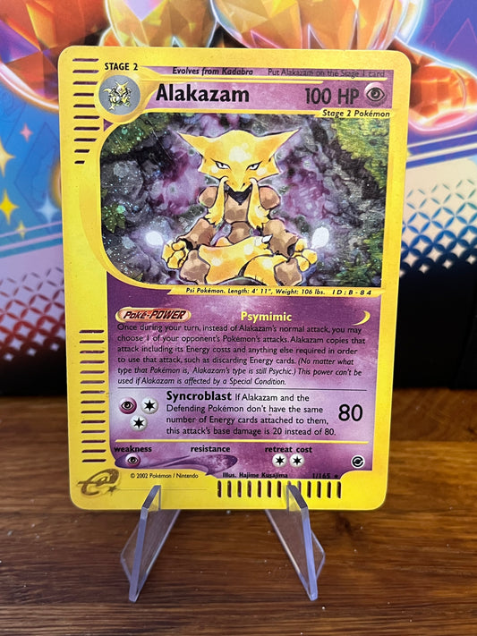 Alakazam Holo 1/165 Expeditions NM Single Pokémon Card
