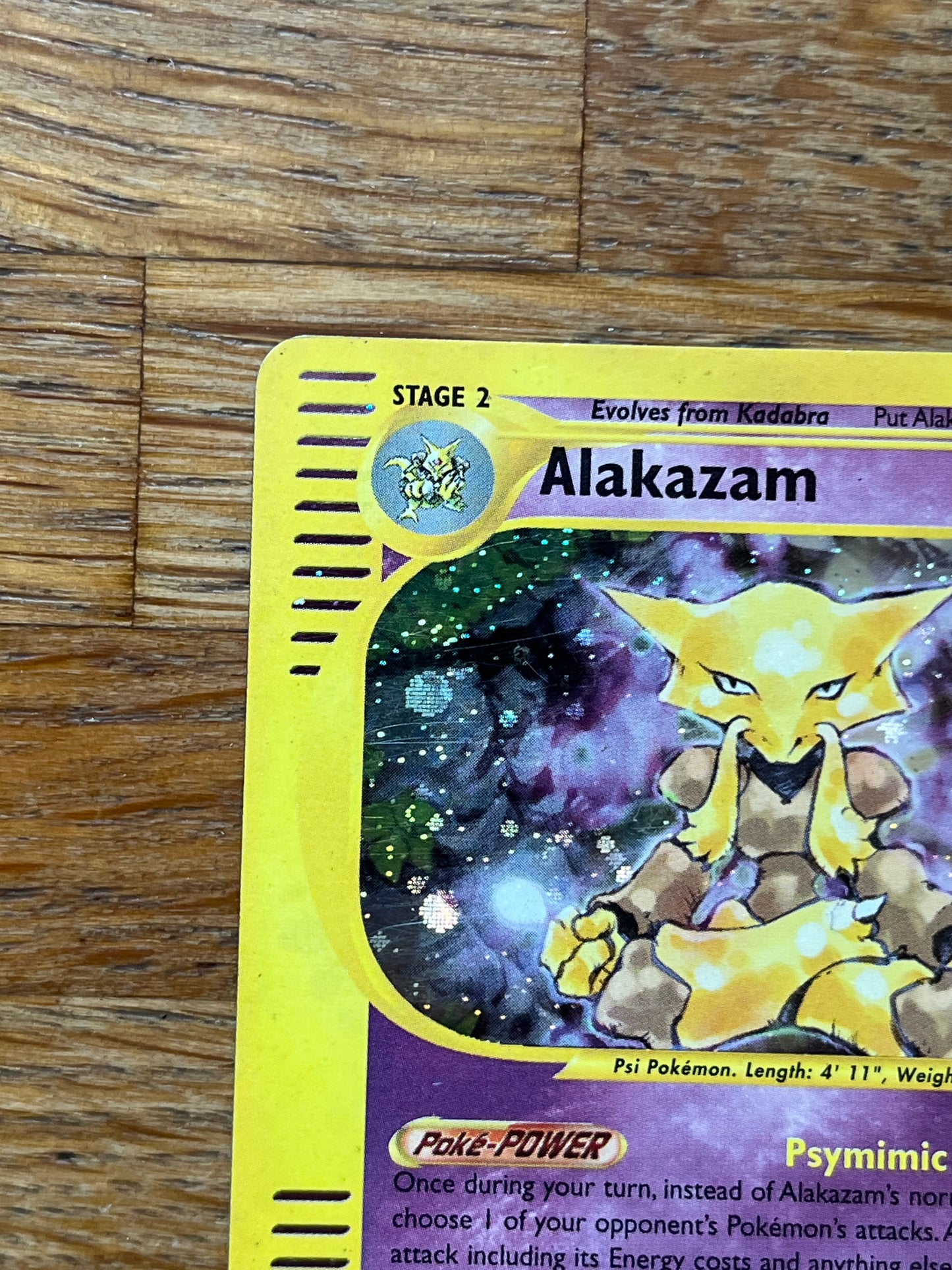 Alakazam Holo 1/165 Expeditions NM Single Pokémon Card