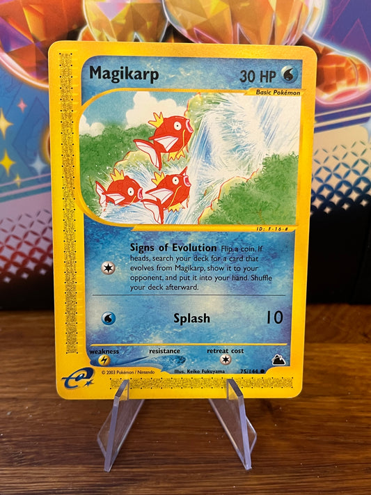 Magikarp 75/144 Skyridge NM single Pokémon Card