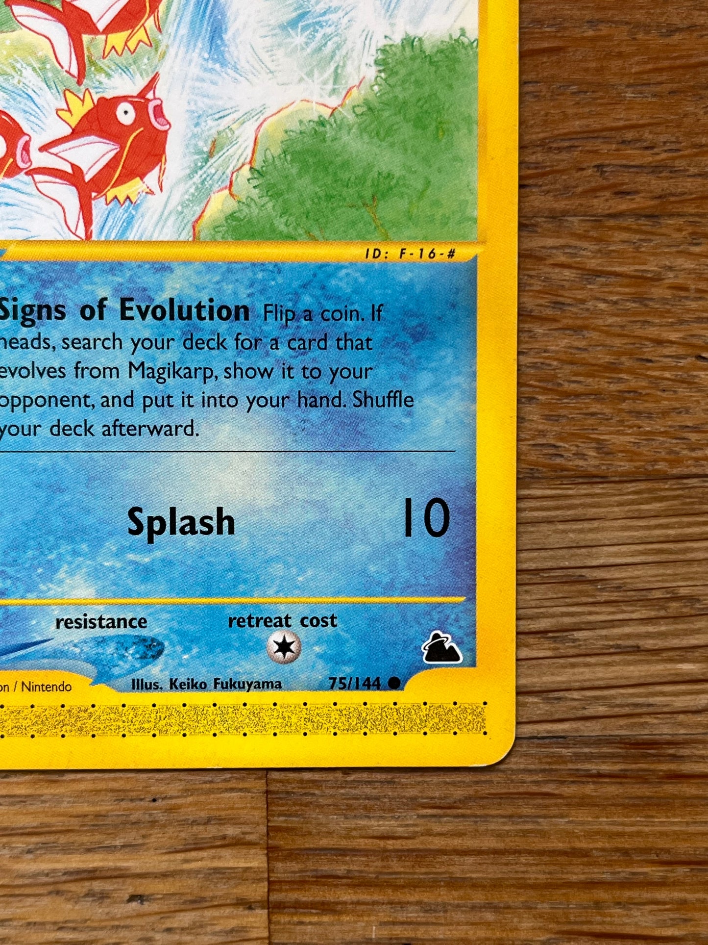 Magikarp 75/144 Skyridge NM single Pokémon Card