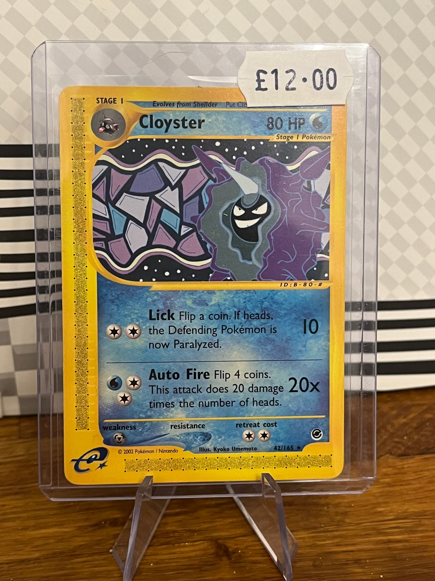 Cloyster 42/165 Expedition NM Single Pokémon Card