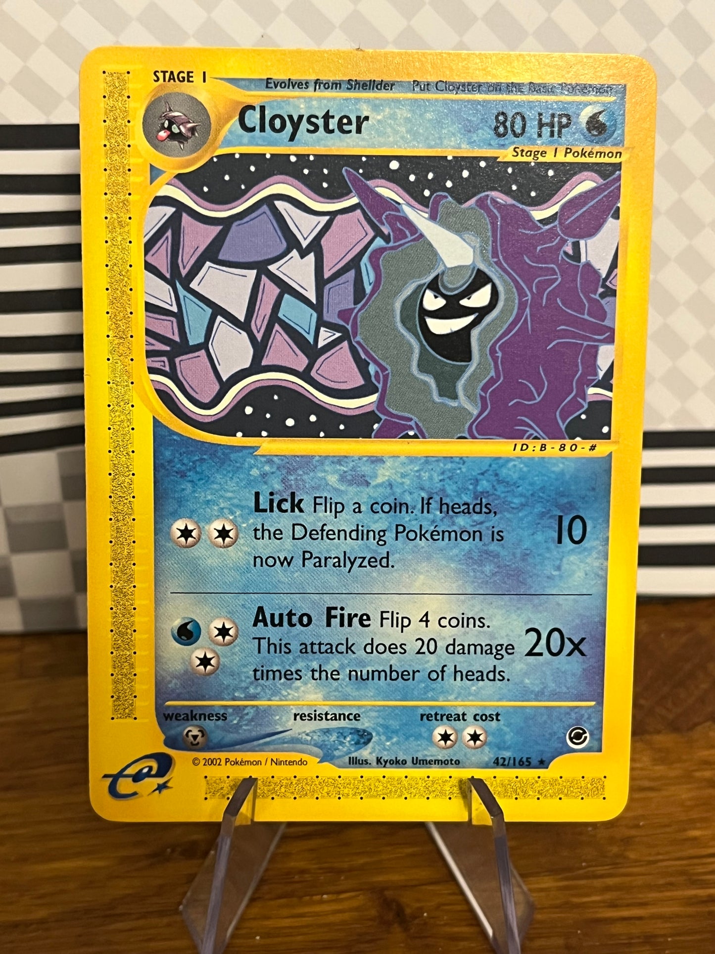 Cloyster 42/165 Expedition NM Single Pokémon Card