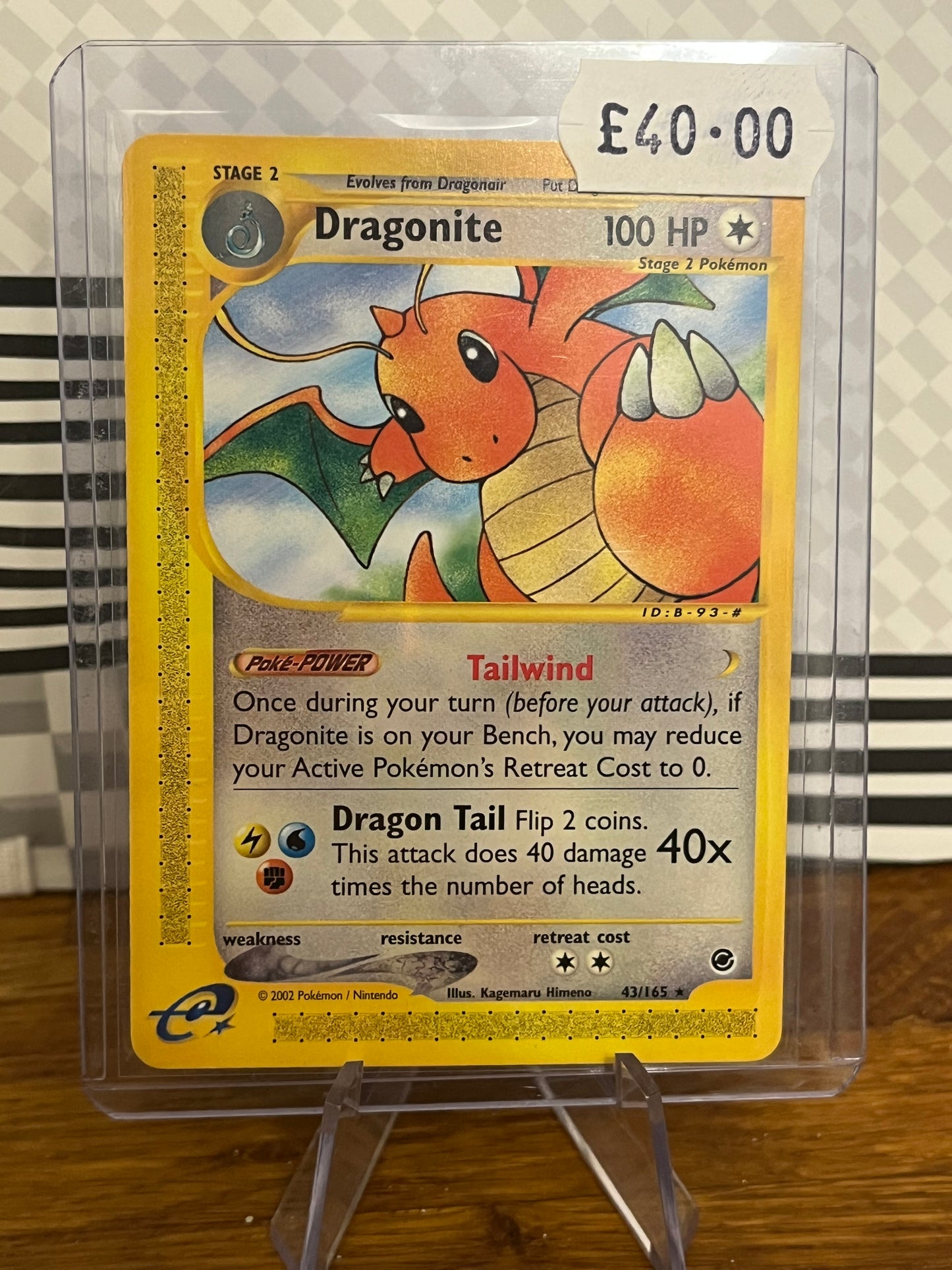 Dragonite 43/165 Expedition NM Single Pokémon Card