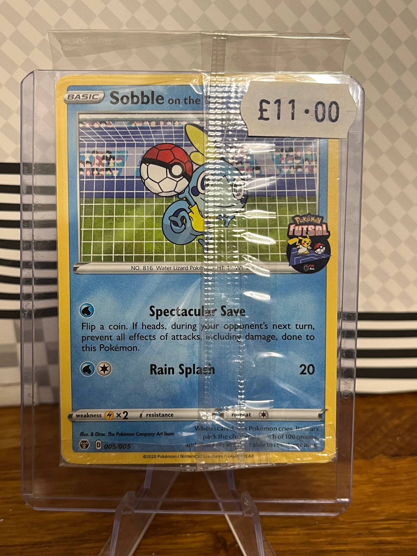 Sobble on the Ball 005/005 Futsal Promos NM Single Pokémon Card