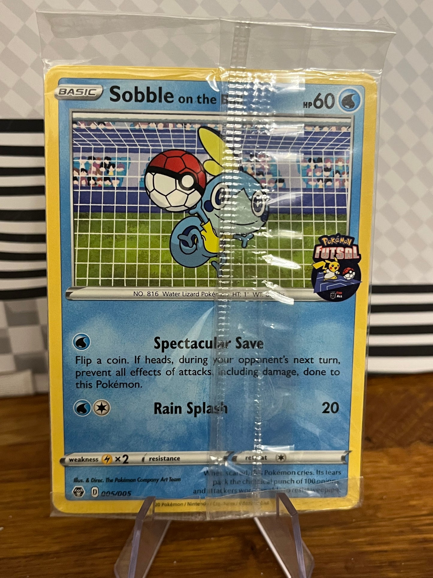 Sobble on the Ball 005/005 Futsal Promos NM Single Pokémon Card