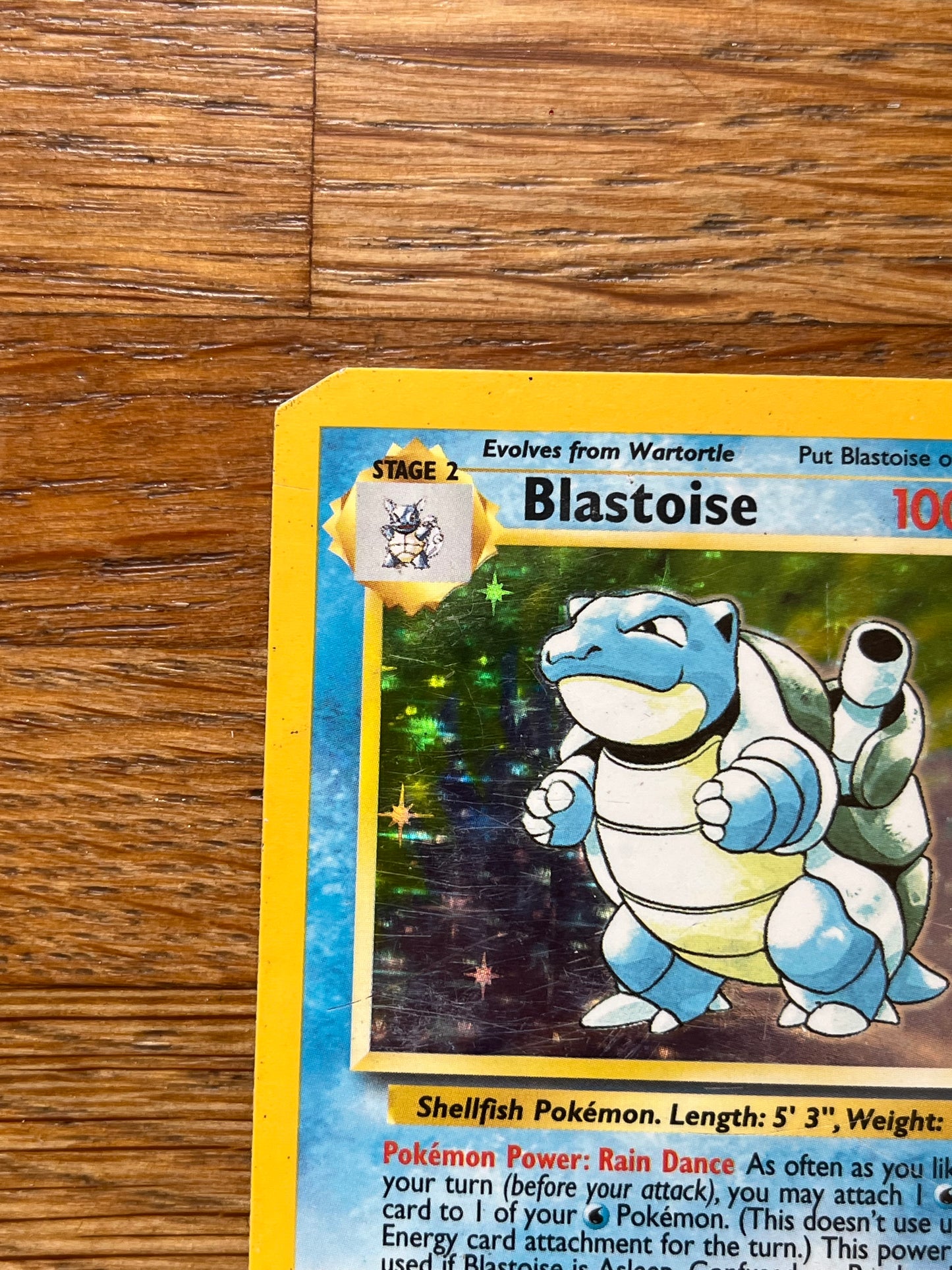 Blastoise Holo 2/102 Base Set HP Single Pokémon Card