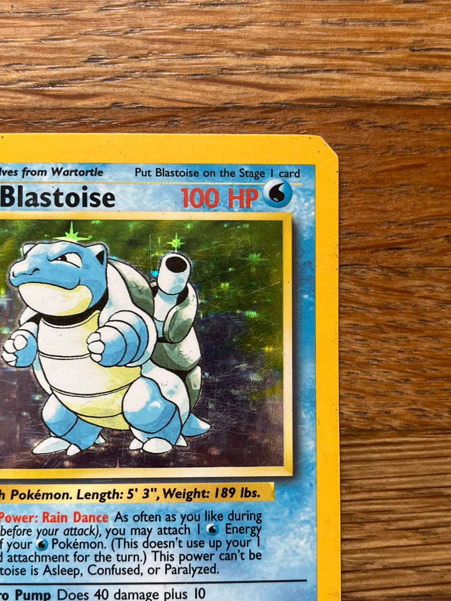 Blastoise Holo 2/102 Base Set HP Single Pokémon Card