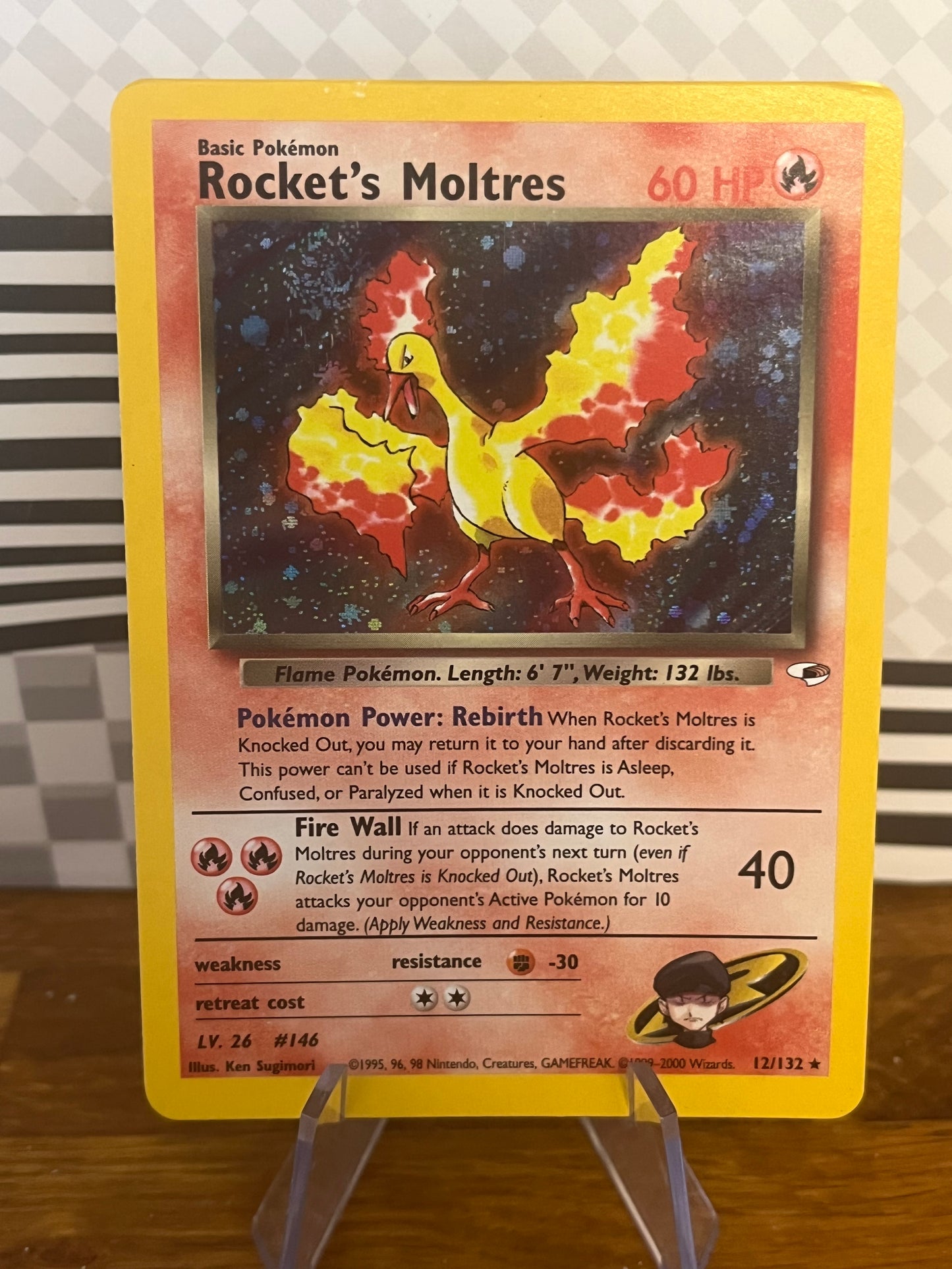 Rocket's Moltres 12/132 Celebrations NM Single Pokémon Card