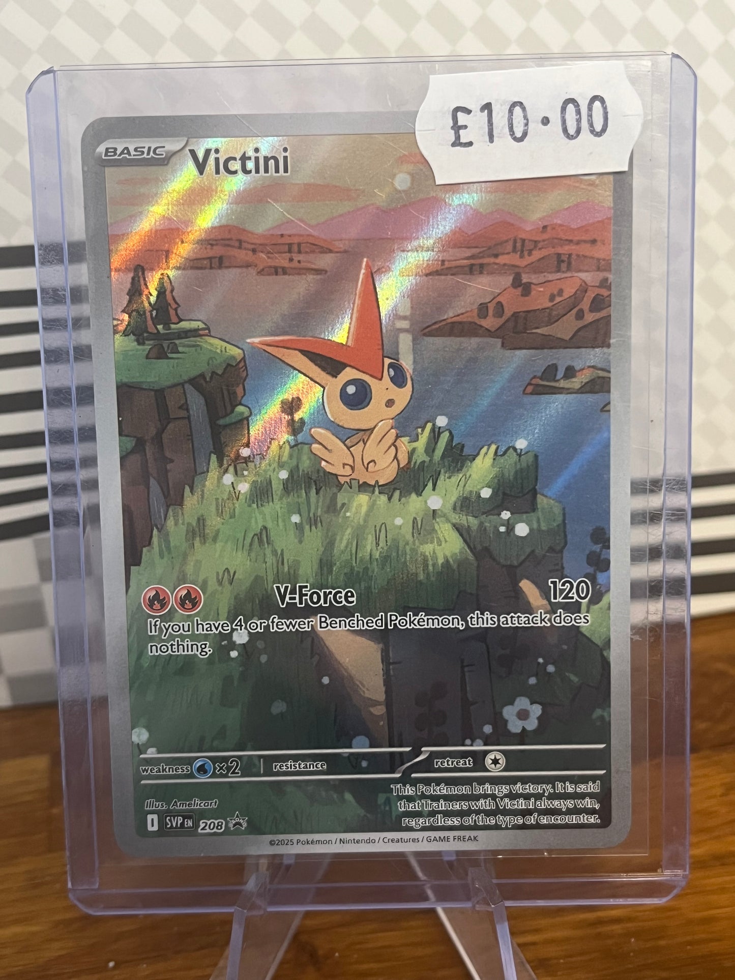 Victini 208 Black Star Promo NM Single Pokémon Card