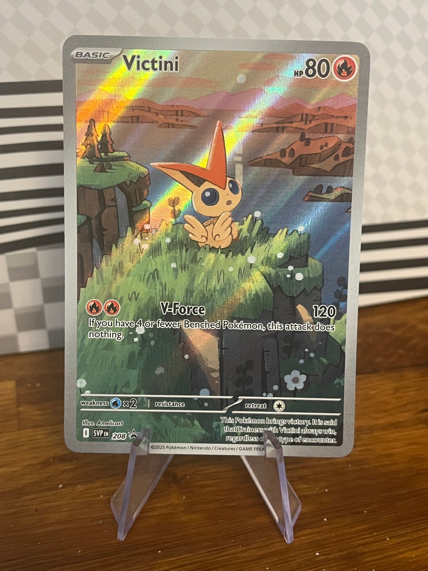 Victini 208 Black Star Promo NM Single Pokémon Card